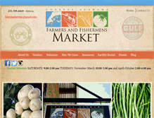 Tablet Screenshot of coastalalabamamarket.com